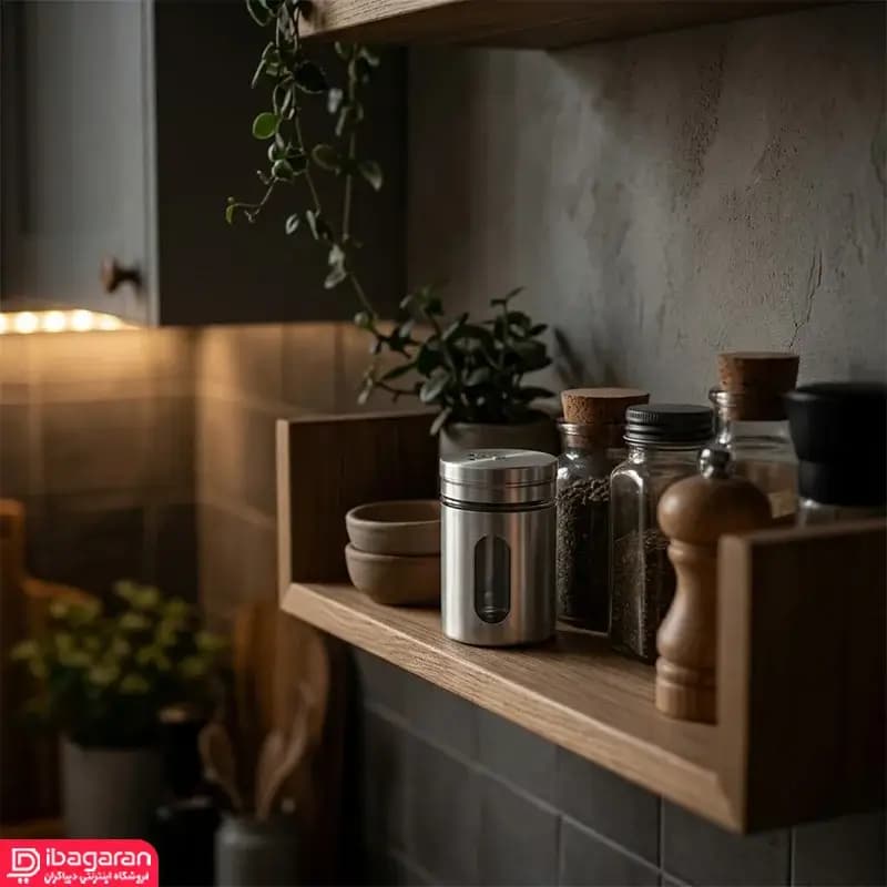 نمک پاش استیل ریما مدل 13563 با درب چرخشی