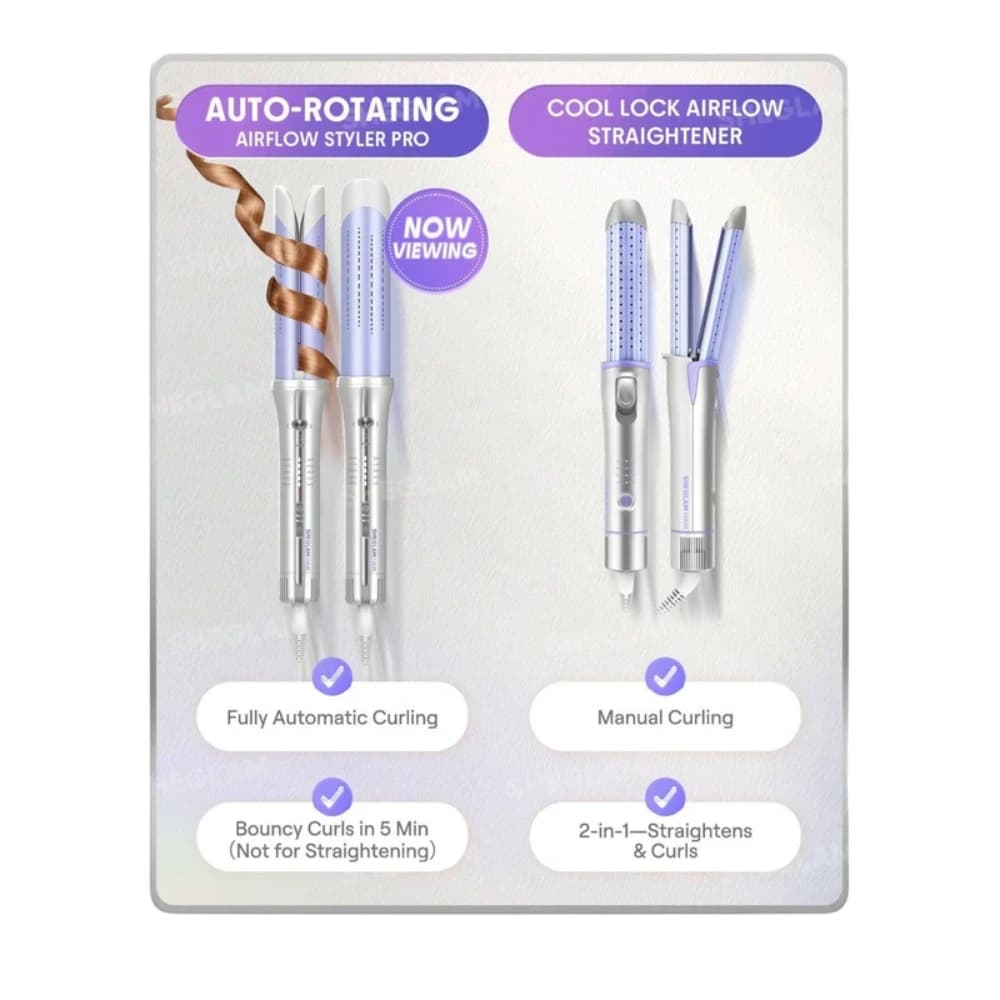 فر کننده و حالت دهنده مو شیگلم هیر مدل Airflow Styler Pro سایز 32 — تصویر ۵