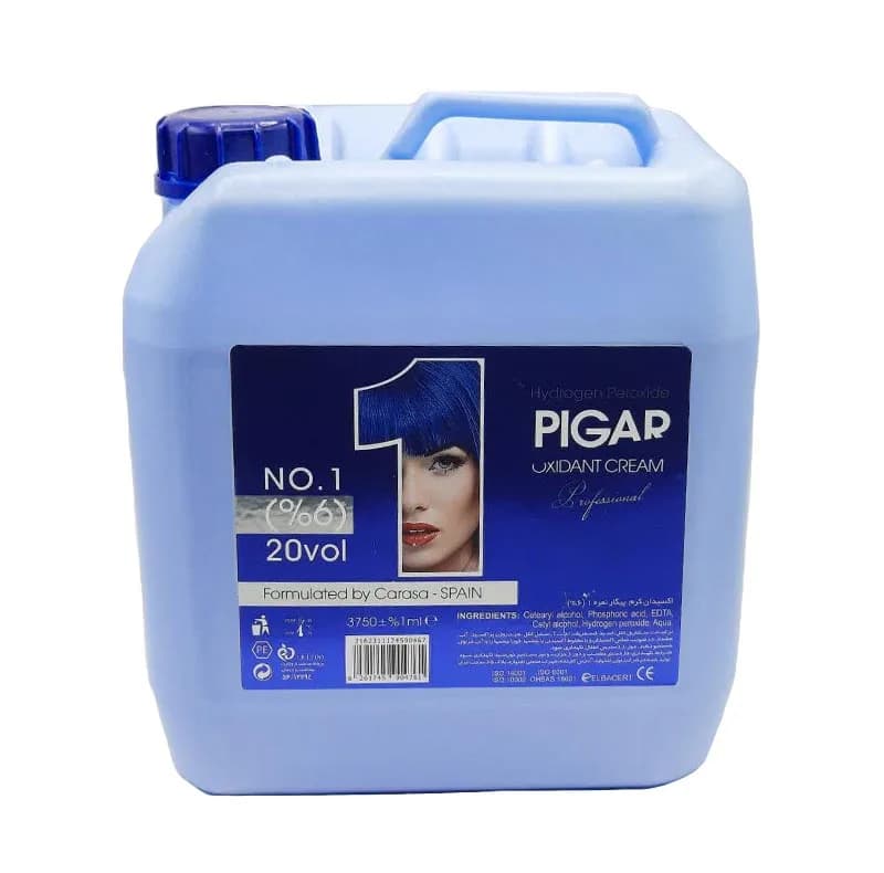 اکسیدان پیگار مدل 1 شش درصدی حجم 4000 میلی لیتر