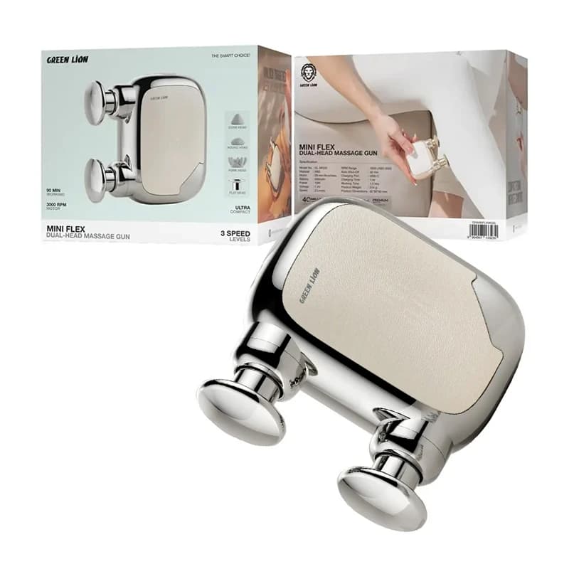 ماساژور تفنگی دو سر گرین لاین Mini Flex مدل GNMINFLXMGSL — تصویر ۲
