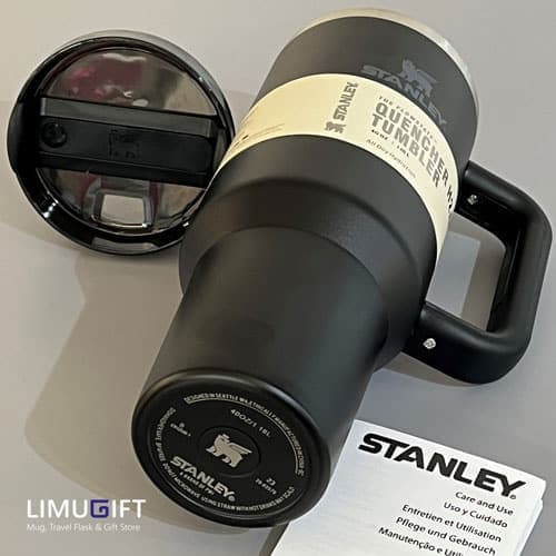 تراول ماگ استنلی مدل تامبلر -Quencher مشکی Stanley کد 0278 — تصویر ۴