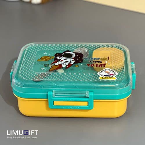 لانچ باکس داخل استیل کودک برند Laxson کد 0252 — تصویر ۳