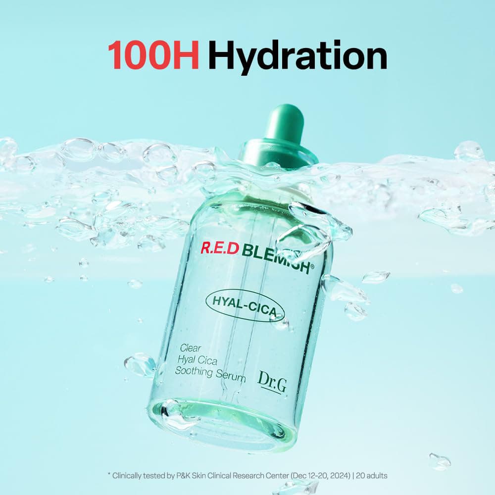 سرم تسکین دهنده التهاب و قرمزی و آبرسان هیال سیکا رد بلمیش دکتر جی Dr.G R.E.D Blemish Clear Hyal Cica Soothing Serum — تصویر ۵