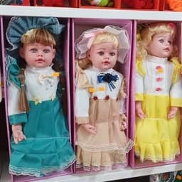 عروسک تپل سایز 61 سانت جعبه دار بزرگترین باربی قدی عروسک موزیکال دختر — تصویر ۲
