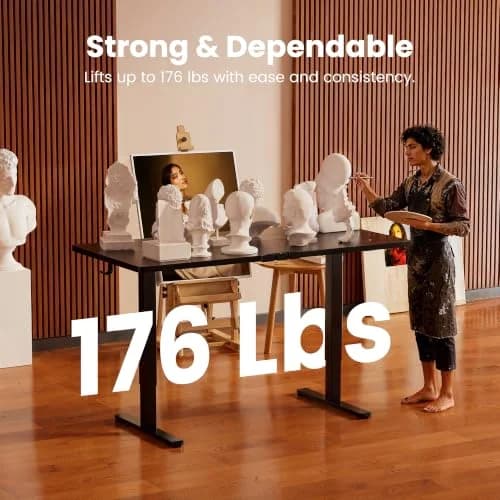 میز ایستاده برقی قابل تنظیم ارتفاع ErGear مدل EGESD6B — تصویر ۲