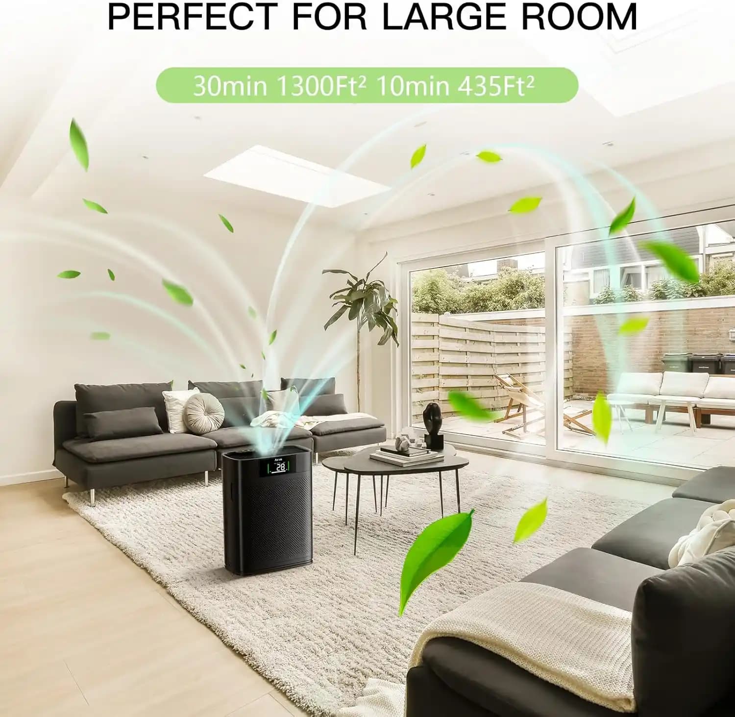 دستگاه تصفیه هوا برای اتاق های بزرگ AIRTOK Air Purifier AP2301 — تصویر ۴