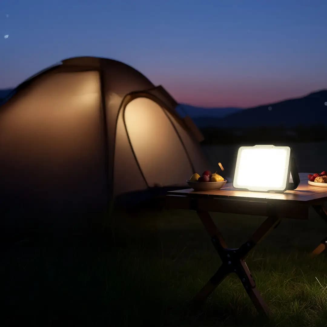چراغ خورشیدی گرین لاین مدل Green Lion Solar Flood Light 4800mAh 43 LED Black — تصویر ۳