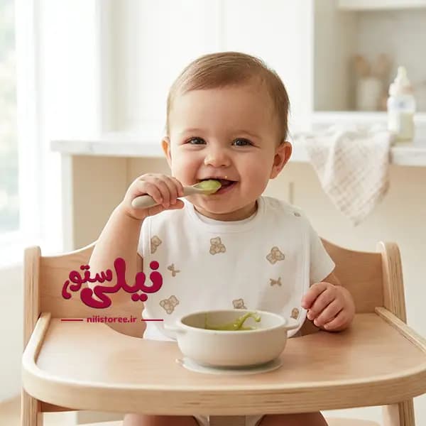 پیش بند نوزاد 2 عددی طرح گل سرخ و خرس برند دولانو Dolano