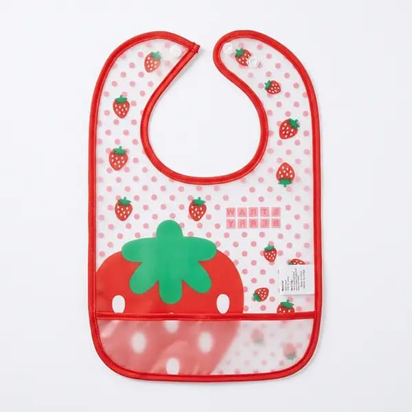 پیش بند پلاستیکی نوزاد طرح STRAW BERRY برند کارترز Carters — تصویر ۲