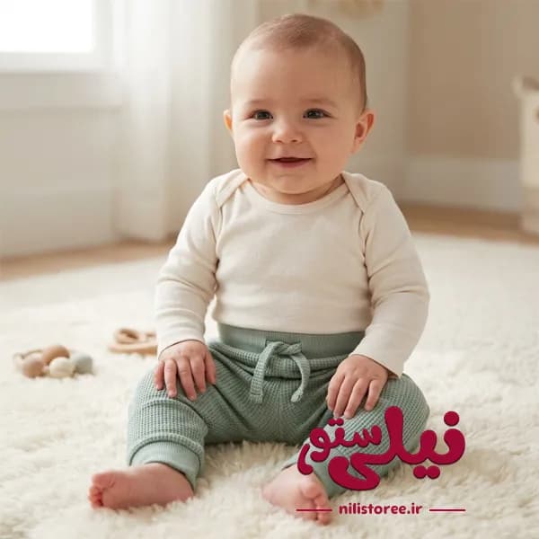 شلوار ساده نوزادی پسرانه طرح کوالا پینو برند دانالو Danaloo
