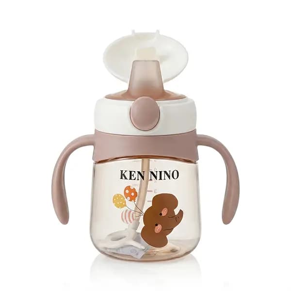 لیوان آبمیوه خوری نوزاد طرح فیل 280 میل برند کن نینو KEN NINO کد 69263 — تصویر ۶