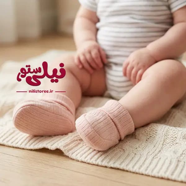 پاپوش نوزاد طرح ماتیلدا نیلی