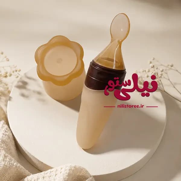 قاشق سرلاک خوری نوزاد برند بیبی اسپون baby spoon کد Z-11