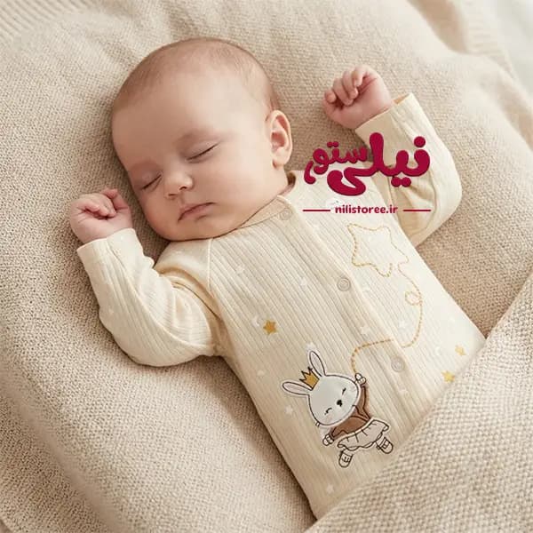 مانتو نوزاد طرح بانی برند مون بیبی Moon baby