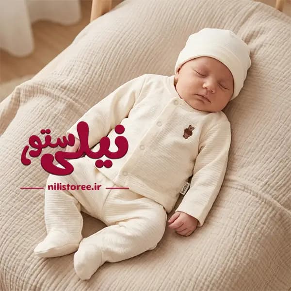 ست سه تکه نوزاد طرح خرس برند بیبی توف bebitof کد 8015203