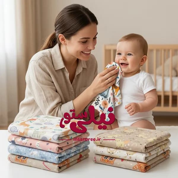 خشک کن 6 عددی نوزاد برند بیبی فورلایف Baby4life کد 15