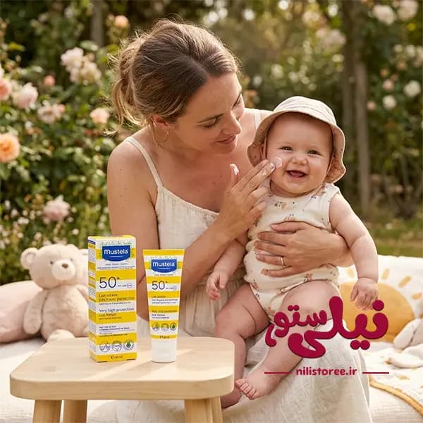 کرم ضد آفتاب نوزاد 40 میل برند موستلا Mustela