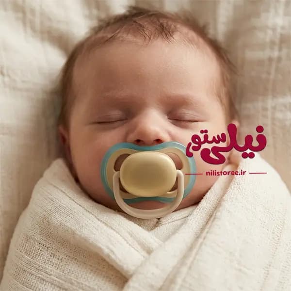 پستانک الترا ایر نوزاد 0 تا 6 ماه ساده برند اونت Avent کد 8515 — تصویر ۲