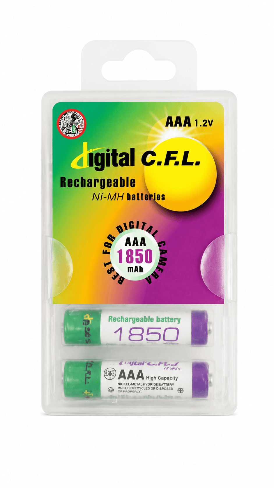 باتری شارژی قلمی CFL 1850 ML | باتری نیم قلمی قابل شارژ