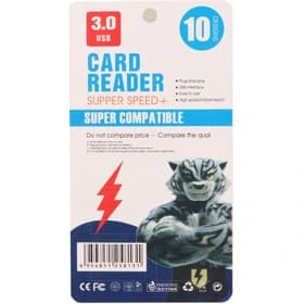 رم ریدر تک کاره USB 3.0 HC | کارت خوان پرسرعت مموری و MicroSD پک 10 عددی — تصویر ۲
