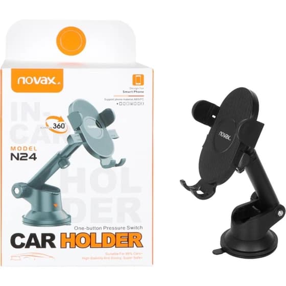 هولدر موبایل NOVAX N-24 | پایه نگهدارنده گوشی خودرو نواکس مدل N24