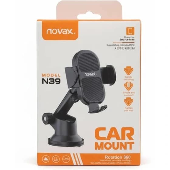هولدر موبایل NOVAX N-39 | پایه نگهدارنده گوشی خودرو نواکس مدل N39