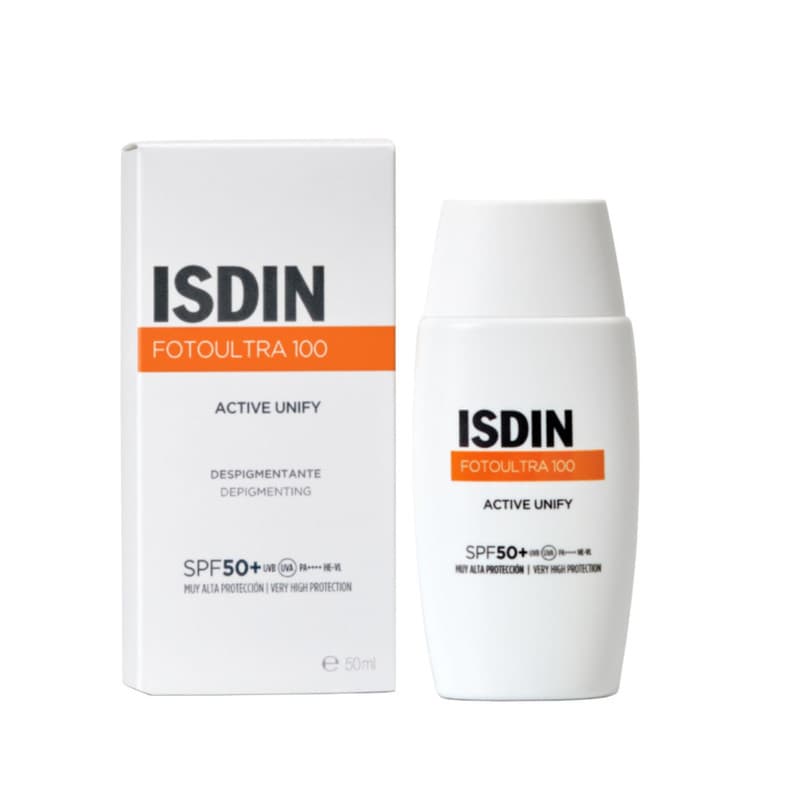 کرم ضد آفتاب بیرنگ گردن، صورت ایزدین SPF 50 مدل Active Unify پی آی ++++ محافظ در برابر اشعه UVA مناسب برای انواع پوست حجم 50 میلیلیتر — تصویر ۳