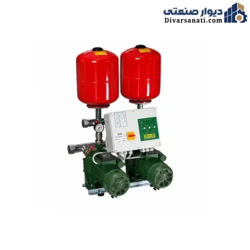 بوستر پمپ آبرسانی دو پمپ DAB ایتالیا سه فاز 3 اسب