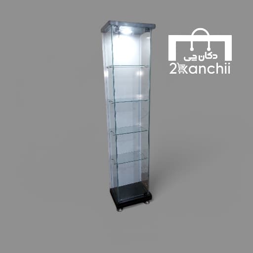 ویترین شیشه ای پشت mdf
