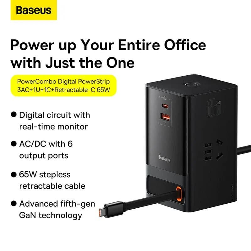 شارژر رومیزی باسئوس مدل PSLR000001 به همراه کابل USB-C — تصویر ۵