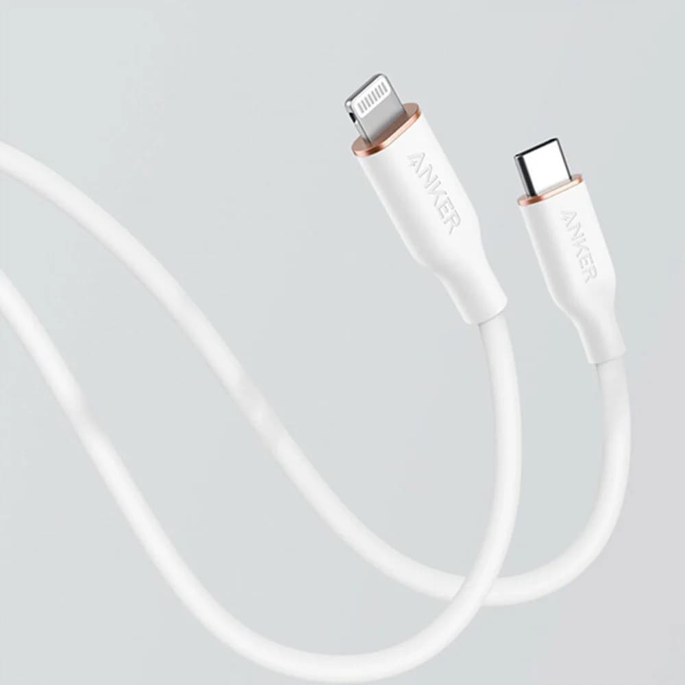 کابل تبدیل USB-C به لایتنینگ انکر مدل Powerline III Flow A8663 طول 1.8 متر — تصویر ۶