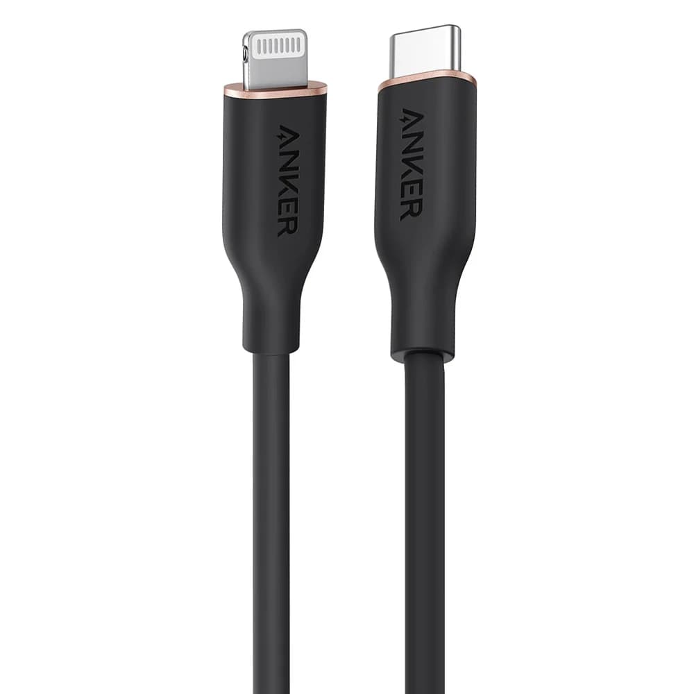 کابل تبدیل USB-C به لایتنینگ انکر مدل Powerline III Flow A8663 طول 1.8 متر — تصویر ۵