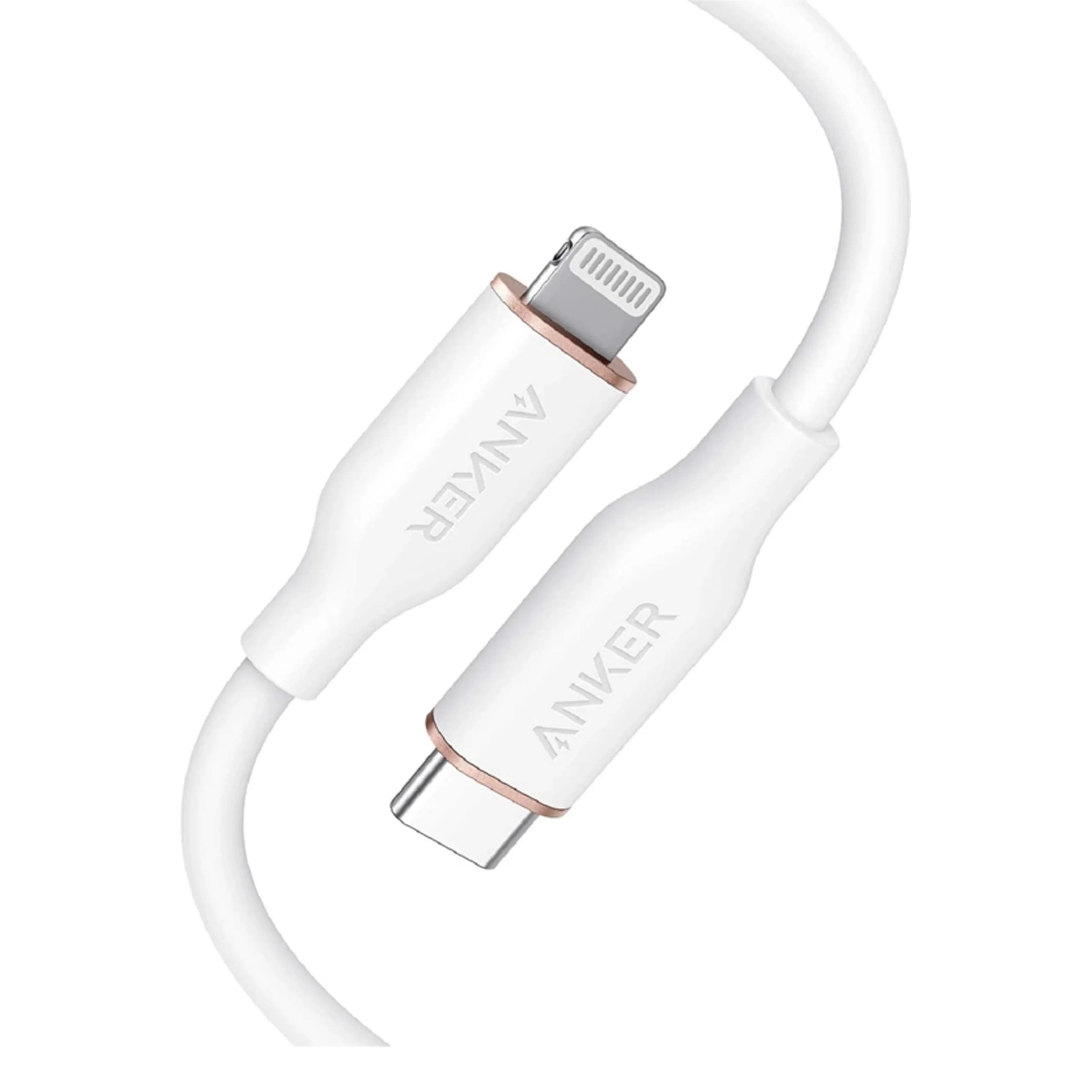 کابل تبدیل USB-C به لایتنینگ انکر مدل Powerline III Flow A8662 طول 0.9 متر — تصویر ۳