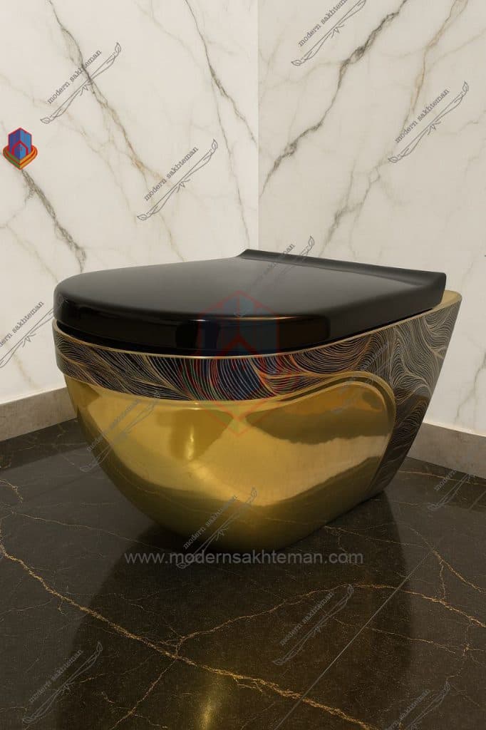 وال هنگ کوتینگ مشکی طلایی کد 388 — تصویر ۲