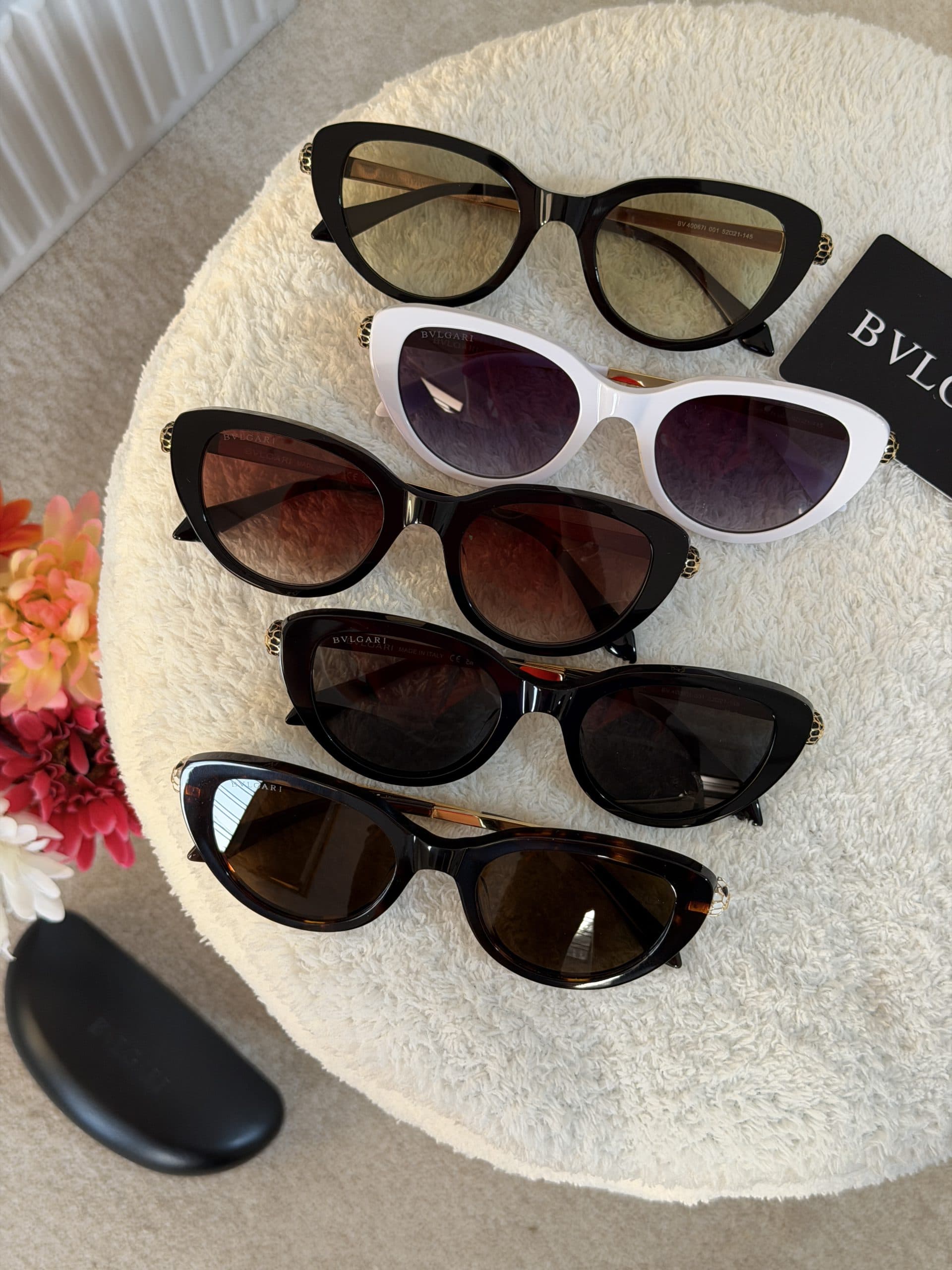 عینک آفتابی بولگاری زنانه گربه ای BVLGARI — تصویر ۸