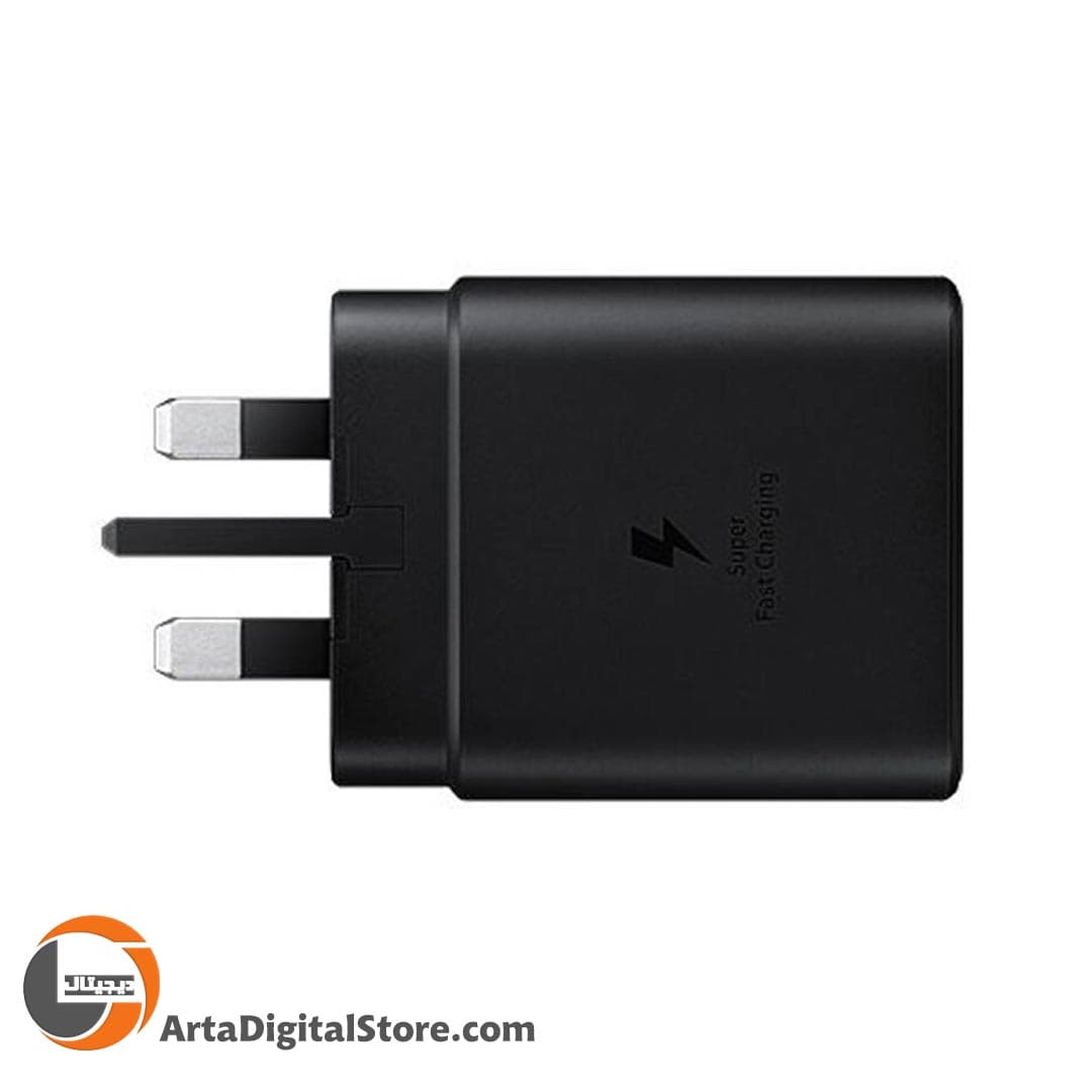 شارژر 45 وات سامسونگ 3 پین Charger Adapter Samsung 45W 3-pin Type-C بدون پک — تصویر ۳