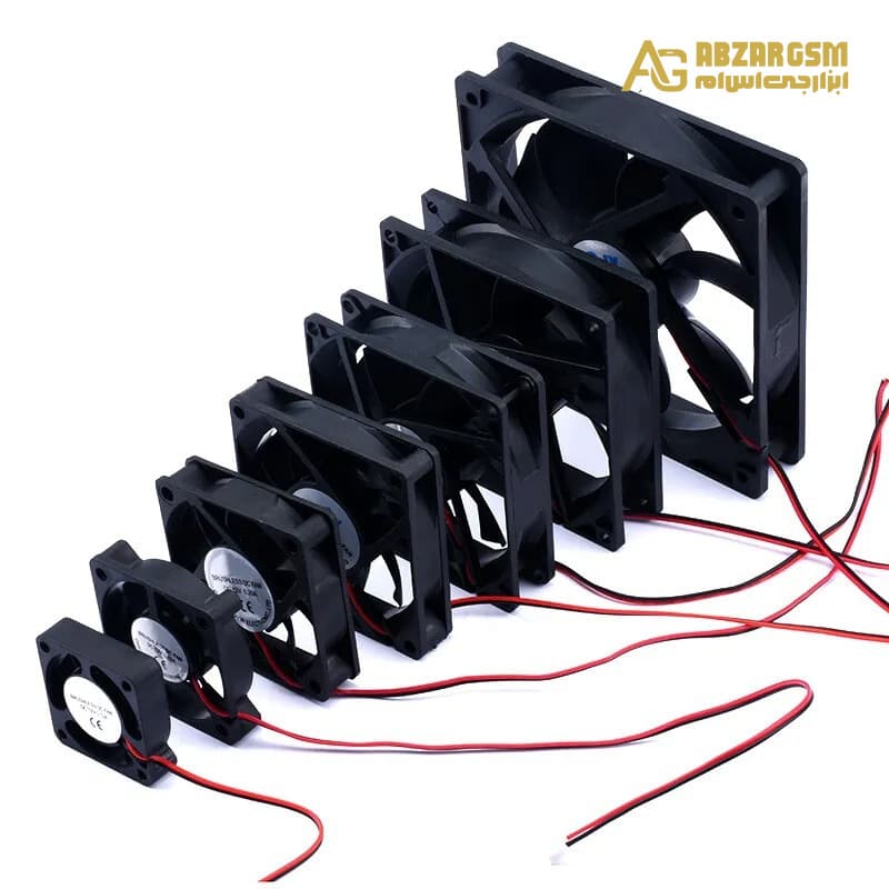 فن 24V دو سیمه سایز 7×7 ضخامت 1.5CM — تصویر ۵