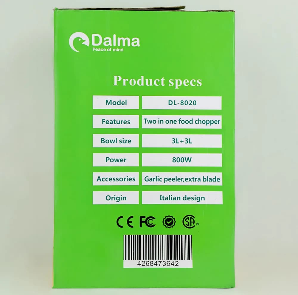 خردکن دالما مدل DL-8020 — تصویر ۳