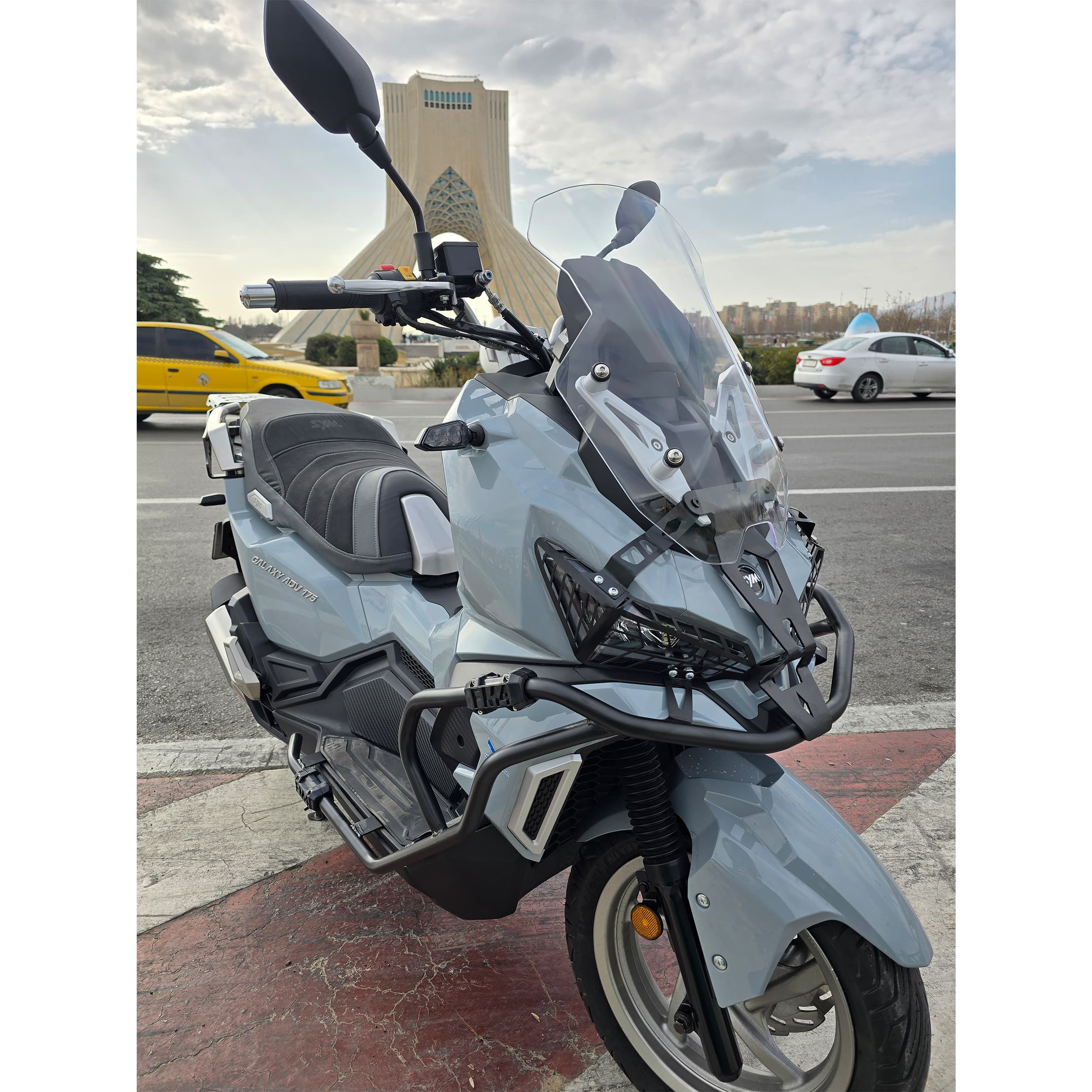 گارد محافظ موتور سیکلت مدل HUSKY 175 مناسب برای هندا SYM ADV 175 — تصویر ۵