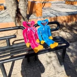 عروسک هاگی واگی سایز 55 سانت رنگ سورمه ای، ابی، صورتی (یک عددی) — تصویر ۵