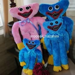 عروسک هاگی واگی سایز 55 سانت رنگ سورمه ای، ابی، صورتی (یک عددی) — تصویر ۳