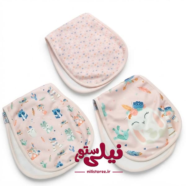آروغ گیر 3 عددی نوزاد طرح خرگوش برند دولانو dolano — تصویر ۲