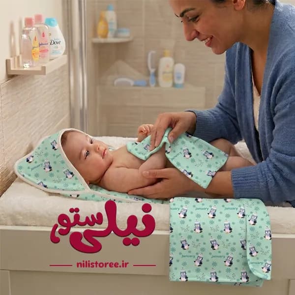 خشک کن ۲ عددی نوزاد برند بیبی فورلایف baby4life کد 14