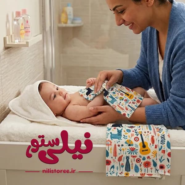 خشک کن ۲ عددی نوزاد برند بیبی فورلایف baby4life کد 13