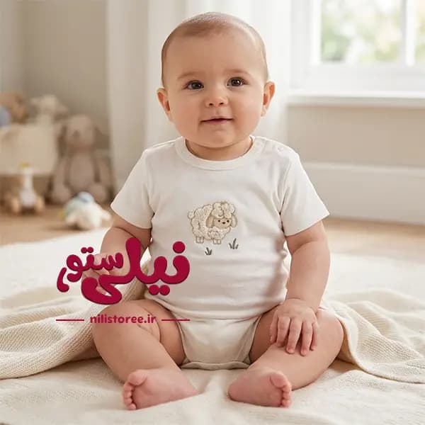 ست جعبه ای 3 تکه طرح دهکده برند نیلی کد 3104 — تصویر ۳