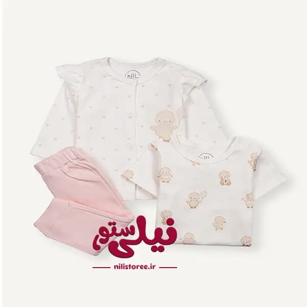 ست جعبه ای 3 تکه طرح جوجه برند نیلی کد 3105 — تصویر ۸