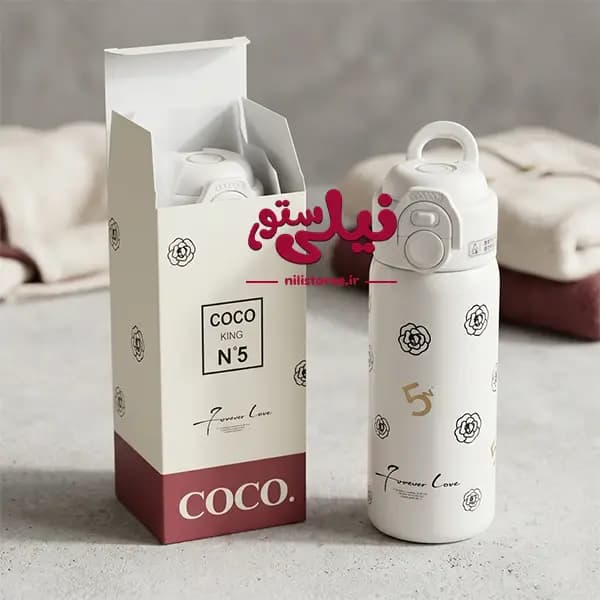 فلاسک نی دار کودک 500 میل برند کوکو کینگ Coco king کد 7791 — تصویر ۲