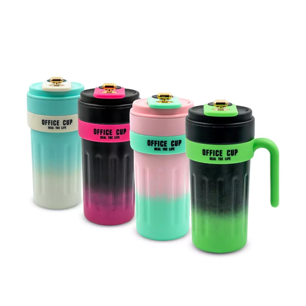 تراول ماگ دسته دار هوشمند مدل OFFICE CUP