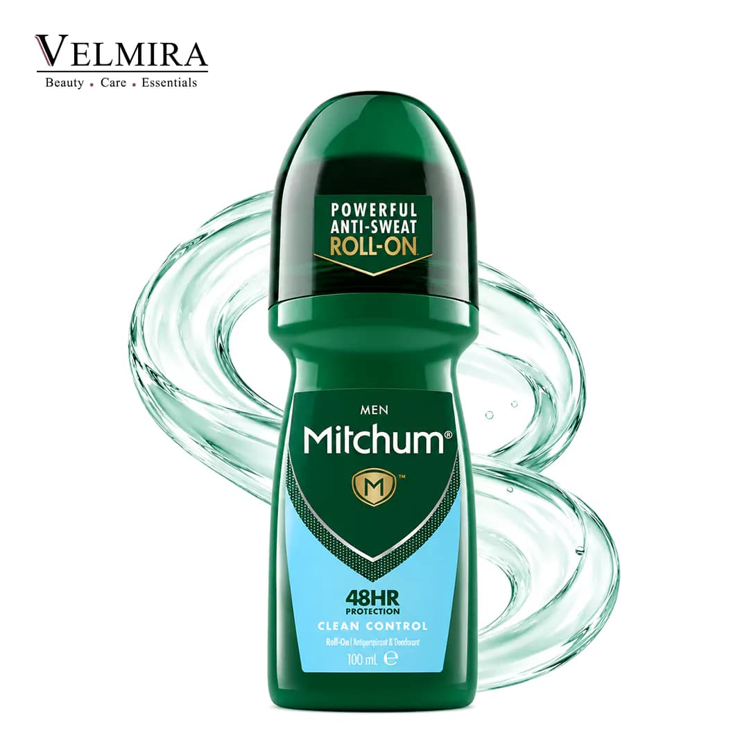 مام رول ضد تعریق مردانه میچام Mitchum Clean Control محافظت ۴۸ ساعته حجم ۱۰۰ میلیلیتر