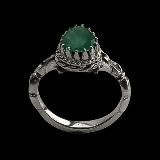 انگشتر زمرد-مدل R1557